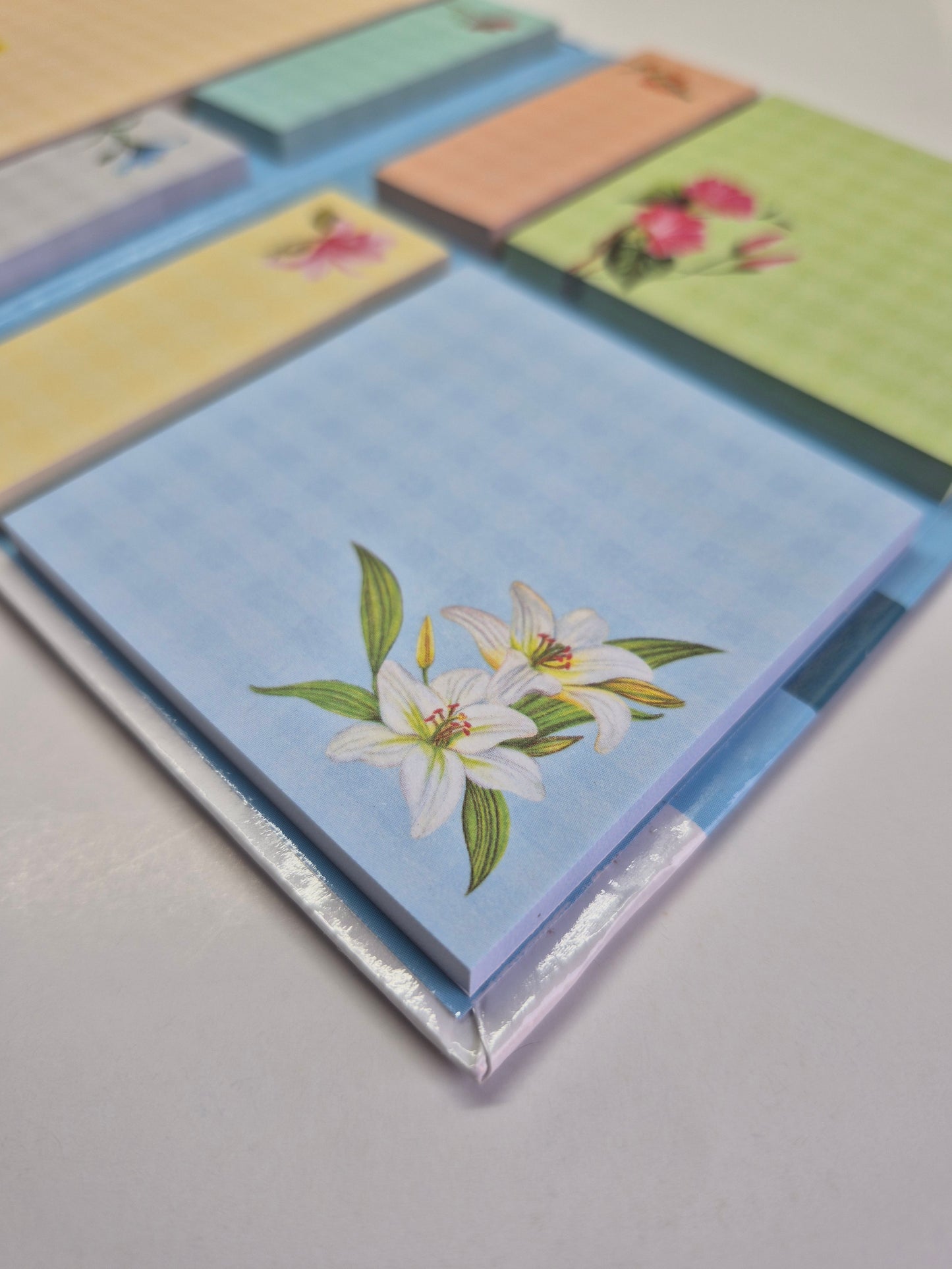 Floral Sticky Notes Set