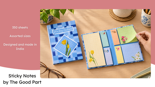 Floral Sticky Notes Set