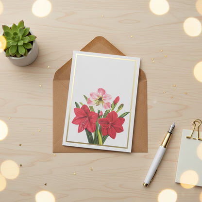 Floral Greeting Card- Set of 8