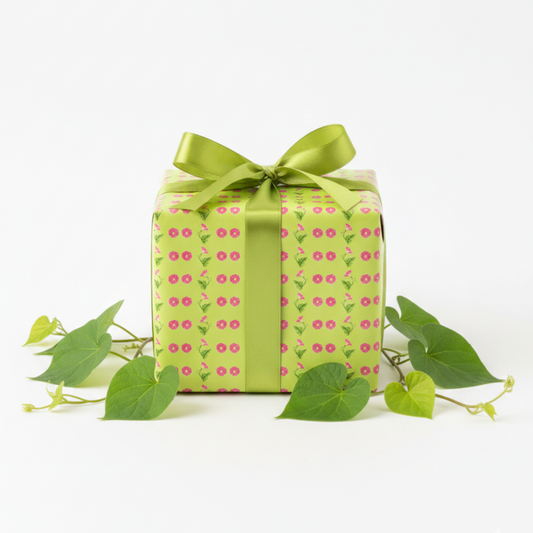 Floral Wrapping Paper- Set of 8