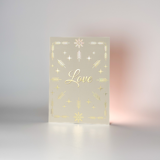 Love Christmas Greeting Card