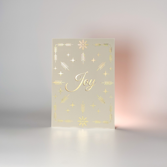 Joy Christmas Greeting Card