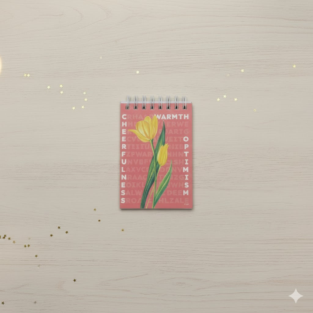 Floral Pocket Notepad- Set of 4